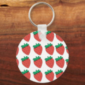 Porte-clés Motif fraise (Recto)