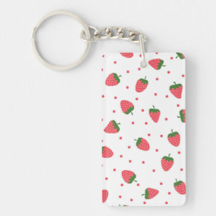 Porte-clés Motif fraise