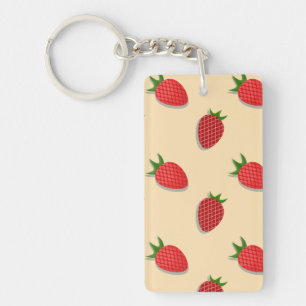 Porte-clés Motif fraise pour des fruits d'été bonne ambiance