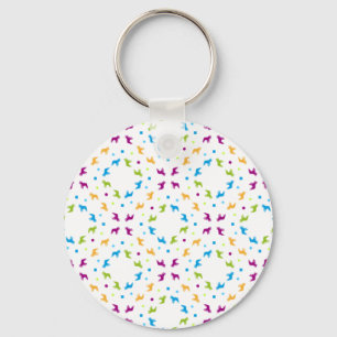 Porte-clés Motif français de Bulldog