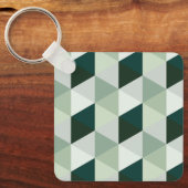 Porte-clés Motif Géométrique Abstrait - N° 01 (Recto)