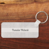 Porte-clés Motif géométrique beige islamique (Recto)