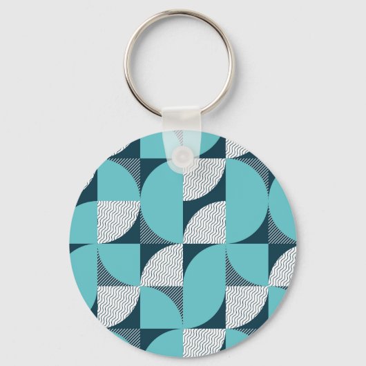 Porte-clés Motif géométrique créatif (Recto)