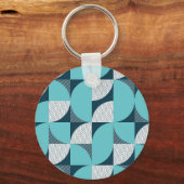 Porte-clés Motif géométrique créatif (Recto)