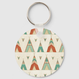 Porte-clés Motif géométrique de Teepee d'étape   de Geo de