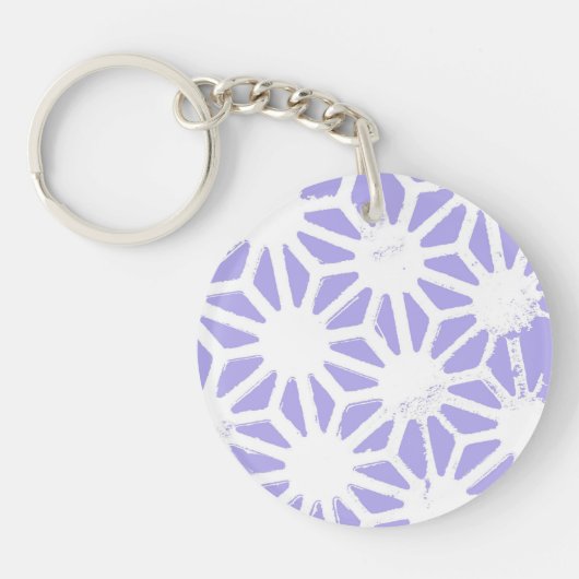 Porte-clés Motif géométrique Lavender (Devant)