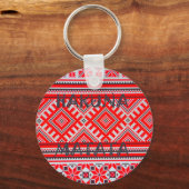 Porte-clés Motif géométrique sans fil Hakuna Matata (Recto)