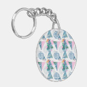 Porte-clés Motif géométrique tropical (Devant gauche)