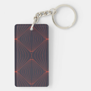 Porte-clés Motif graphique simple et élégant inspiré de Noël