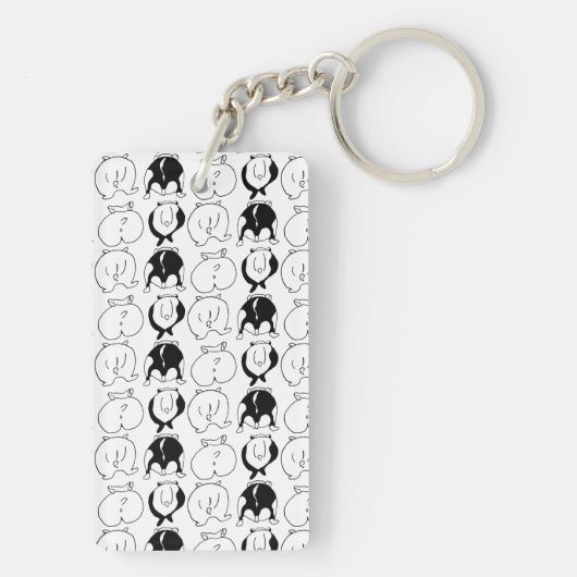 Porte-clés Motif Hamster Butts (Dos)