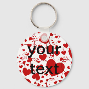 Porte-clés MOTIF HEART ART 5 + votre texte