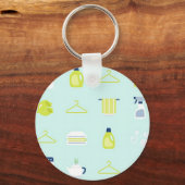 Porte-clés Motif Jour de Lessive Frais (Recto)