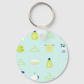 Porte-clés Motif Jour de Lessive Frais (Verso)