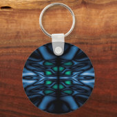 Porte-clés motif kaléidoscope Abstrait (Recto)