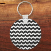 Porte-clés Motif Kohl Black Chevron (Recto)