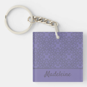 Porte-clés Motif lavande personnalisé
