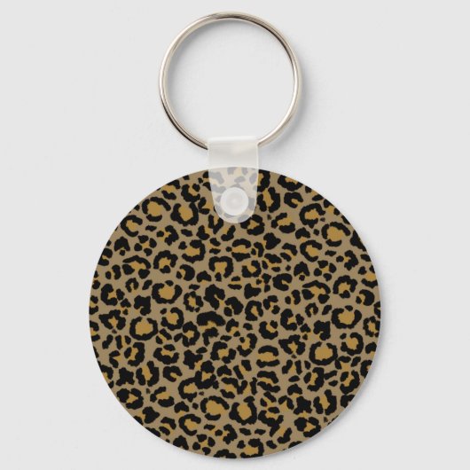 Porte-clés Motif léopard en naturel 2 (Recto)