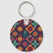 Porte-clés Motif magique Fleurs (Verso)