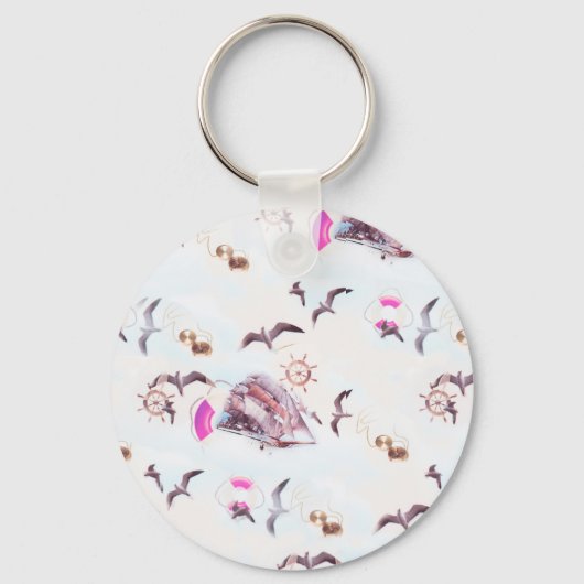 Porte-clés Motif maritime (Recto)