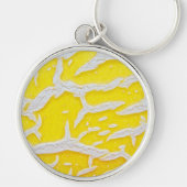Porte-clés Motif melon jaune (Devant)