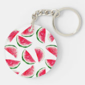 Porte-clés Motif mignon d'ananas et de pastèque (Dos)