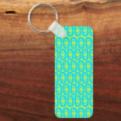 Porte-clés motif moderne et coloré (Recto)