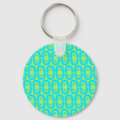 Porte-clés motif moderne et coloré (Recto)
