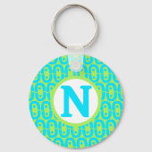 Porte-clés motif moderne et coloré (Verso)
