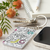 Porte-clés Motif musical (Devant droit)