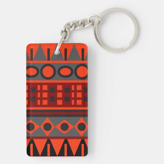 Porte-clés Motif natif Aztec (Dos)