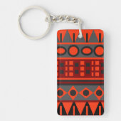 Porte-clés Motif natif Aztec (Devant)