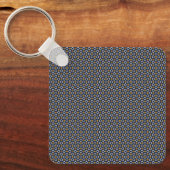 Porte-clés Motif noir circulaire sans fil (Recto)
