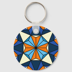 Porte-clés Motif oriental arabe géométrique sans couture