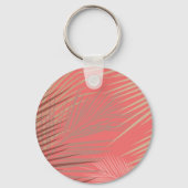 Porte-clés Motif Palmier Boho (Recto)
