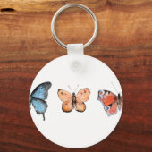 Porte-clés Motif papillon (Recto)