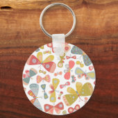 Porte-clés Motif papillon moderne (Recto)