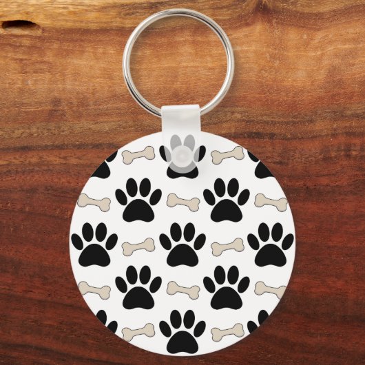 Porte-clés Motif Pâtes Et Os (Verso)