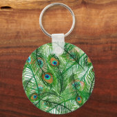 Porte-clés Motif Peacock plumes (Verso)