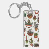 Porte-clés motif plante (Devant gauche)