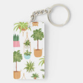 Porte-clés motif plante (Dos)