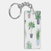 Porte-clés motif plante (Devant gauche)
