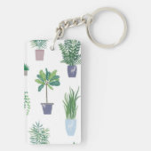 Porte-clés motif plante (Dos)