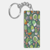 Porte-clés motif plante (Devant gauche)