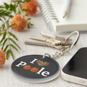 Porte-clés Motif Poole Party Cheetah, Porte - clé acrylique (Devant Droit)