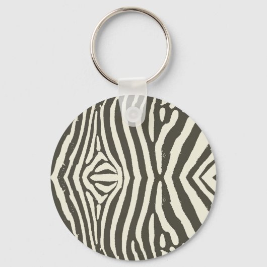 Porte-clés Motif Poster de animal Zebra Stripe (Recto)