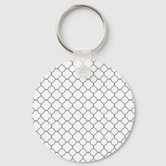 Porte-clés Motif Quatrefoil classique (Recto)