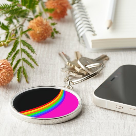 PORTE-CLÉS MOTIF RAINBOW (Côté)