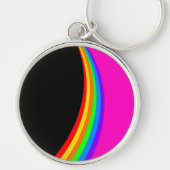 PORTE-CLÉS MOTIF RAINBOW (Devant)