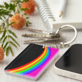 PORTE-CLÉS MOTIF RAINBOW (Devant droit)