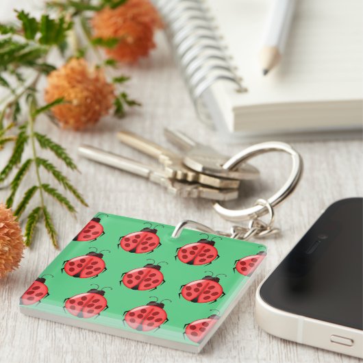 Porte-clés Motif Red Ladybug (Devant Droit)